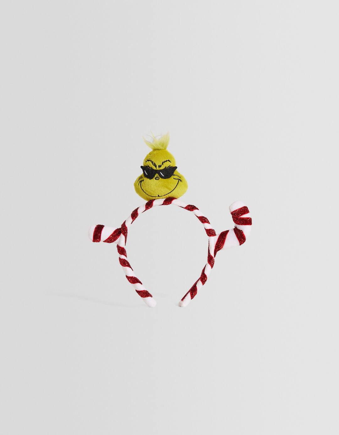 The Grinch headband with detail