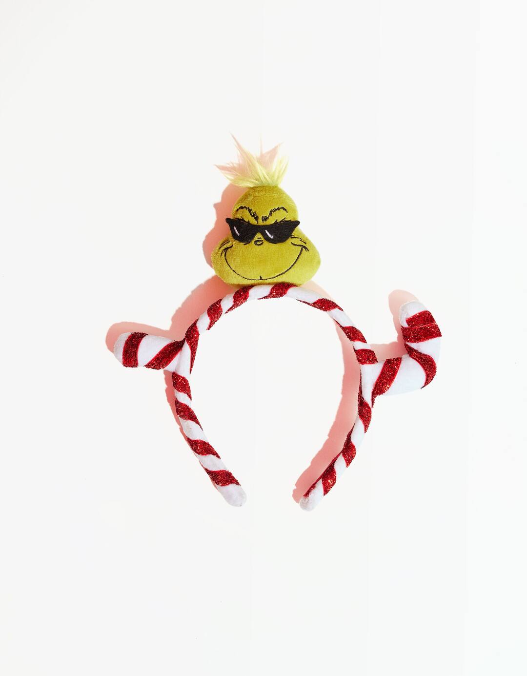 The Grinch headband with detail