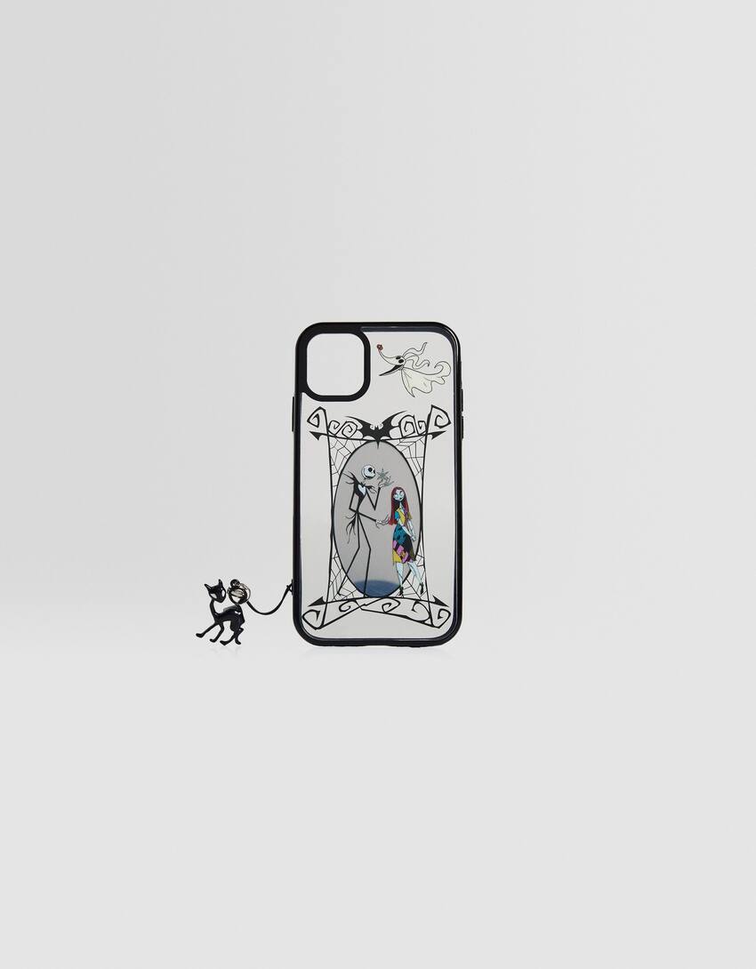 The Nightmare Before Christmas print iPhone case-Black-0