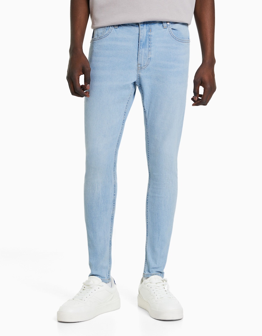 Jeans super skinny-Azul claro-1