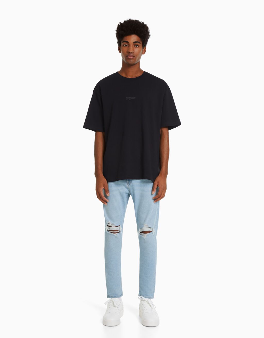 Bershka carrot fit sales jeans