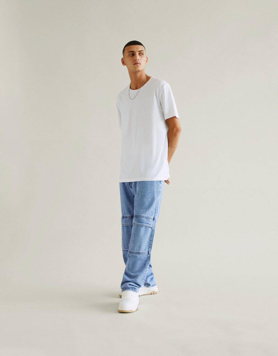 Baggy cargo sweatpant jeans