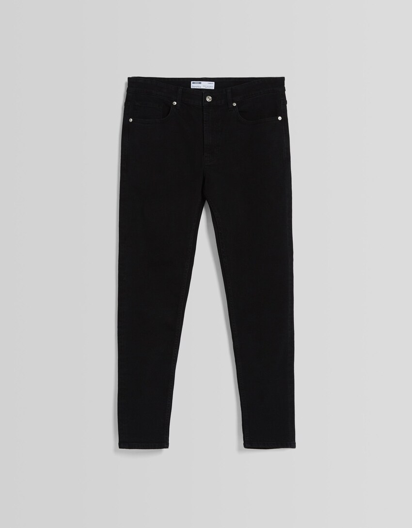 Jeans carrot fit-Negro-4