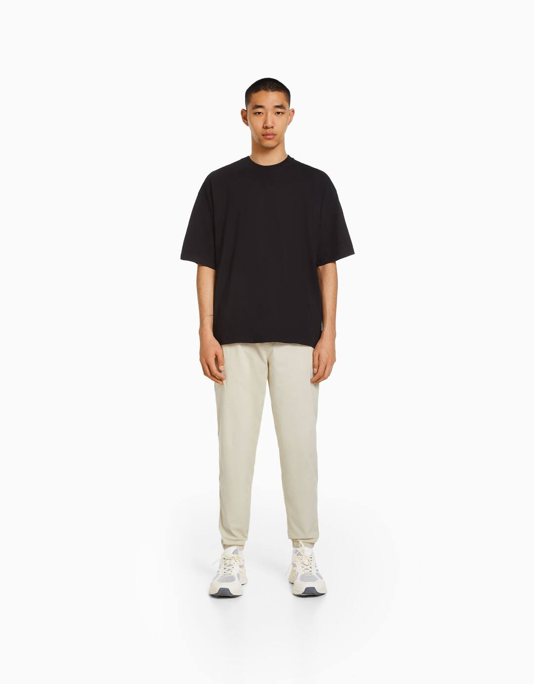 Cotton blend joggers