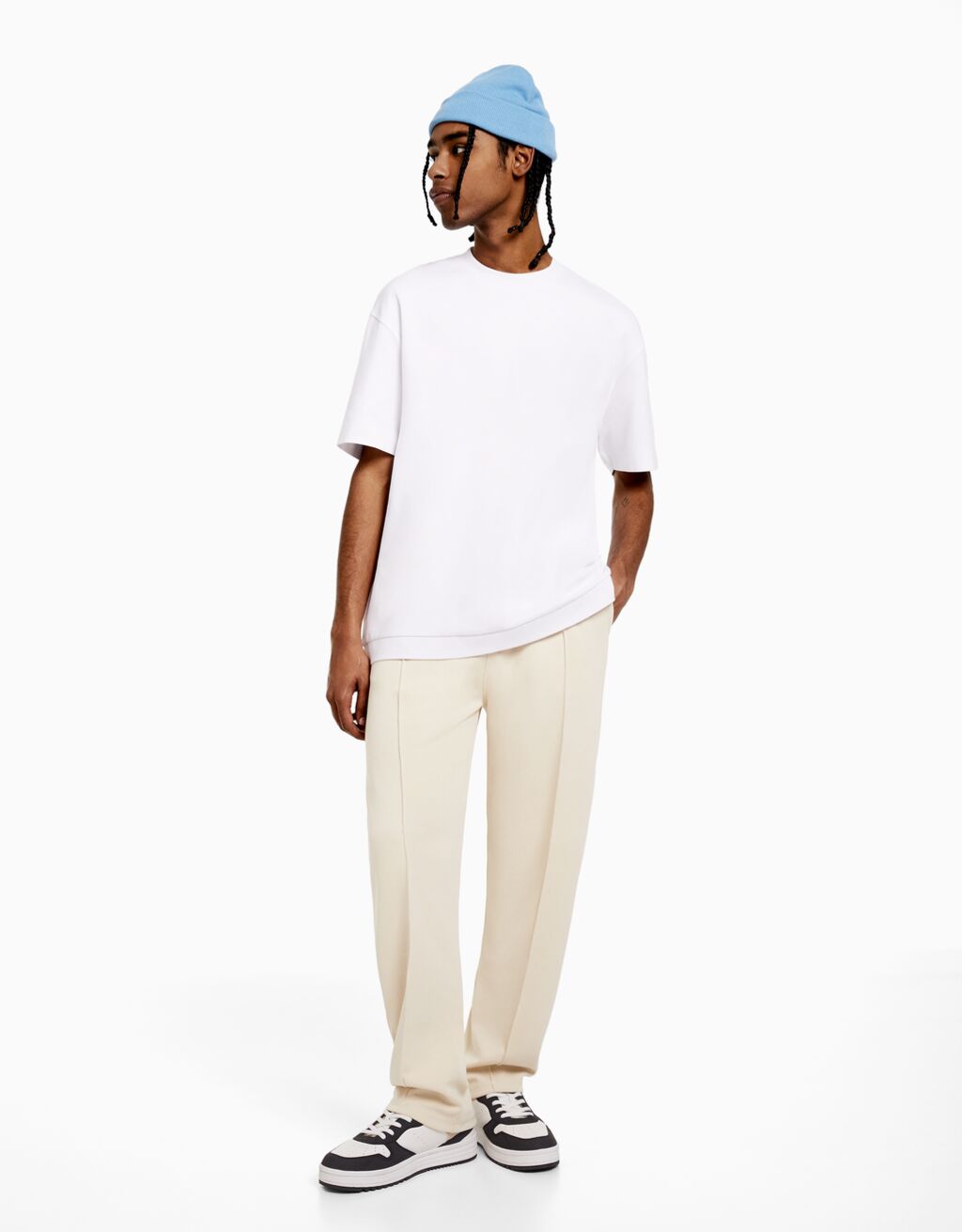 Pantalones palazzo bershka cheap
