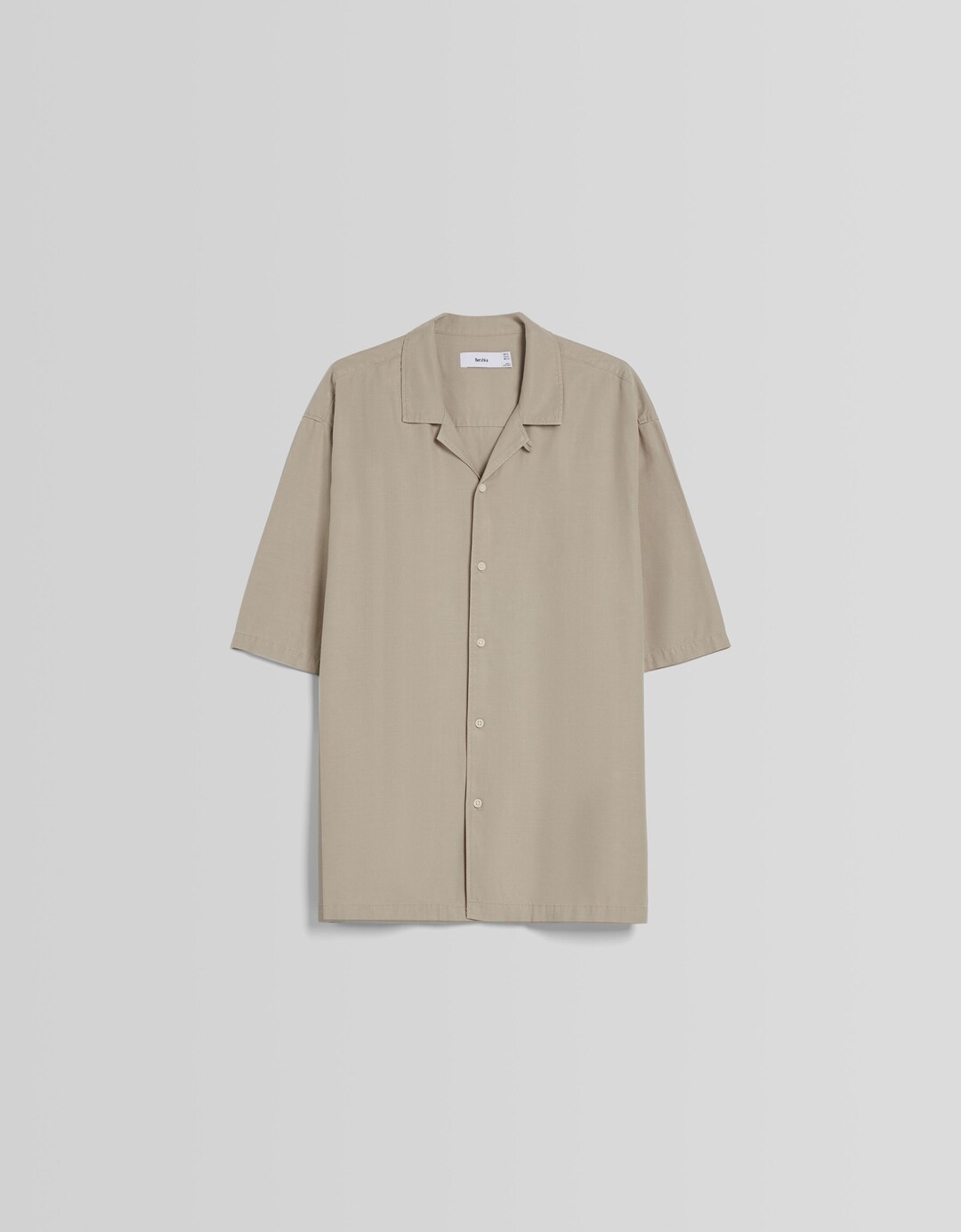 Short sleeve relaxed fit rustic shirt
