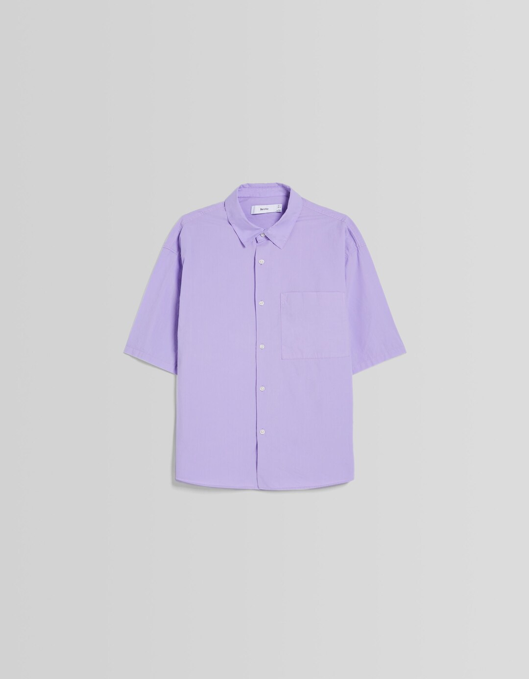 Camisa màniga curta popelín