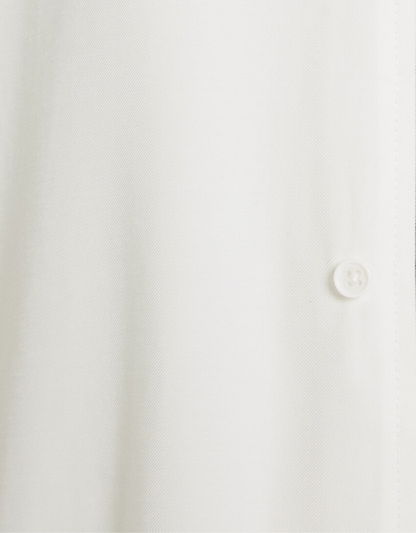 Camisa manga corta relaxed fit-Blanco-6