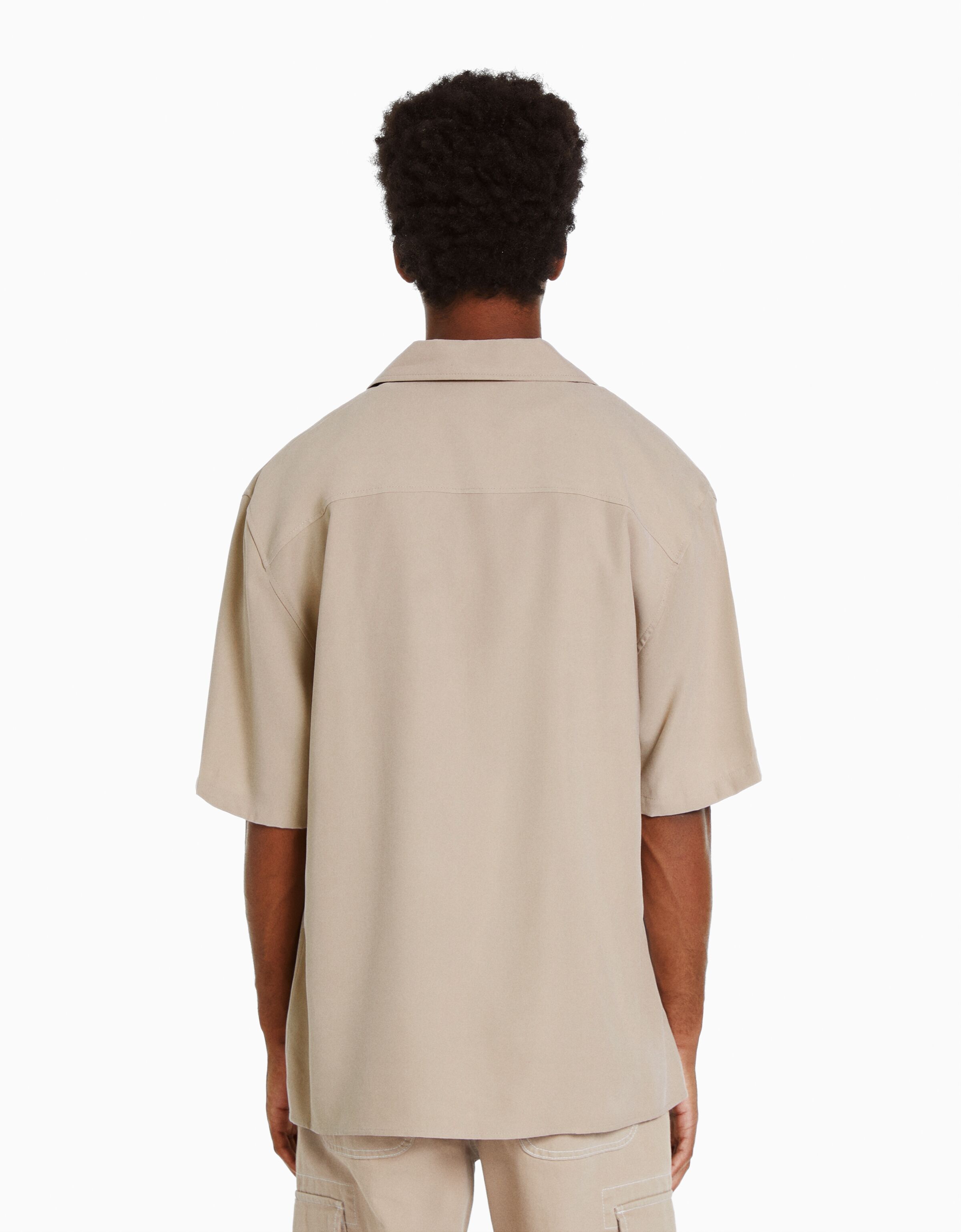 Relaxed fit short sleeve shirt Men Bershka