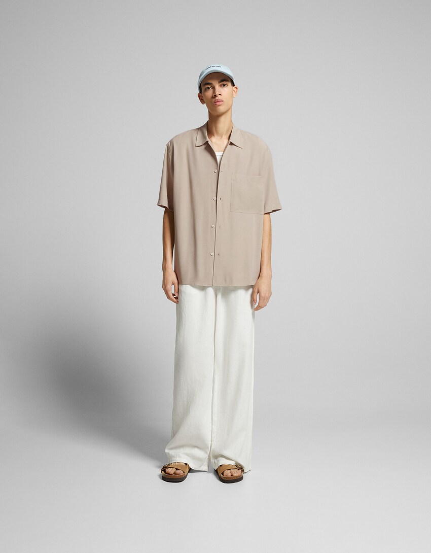 Camisa manga corta relaxed fit-Arena-3