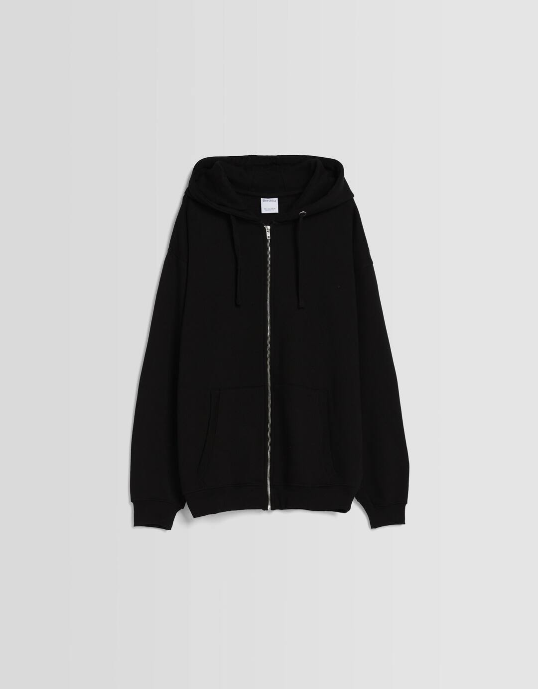 Sudadera cremallera capucha