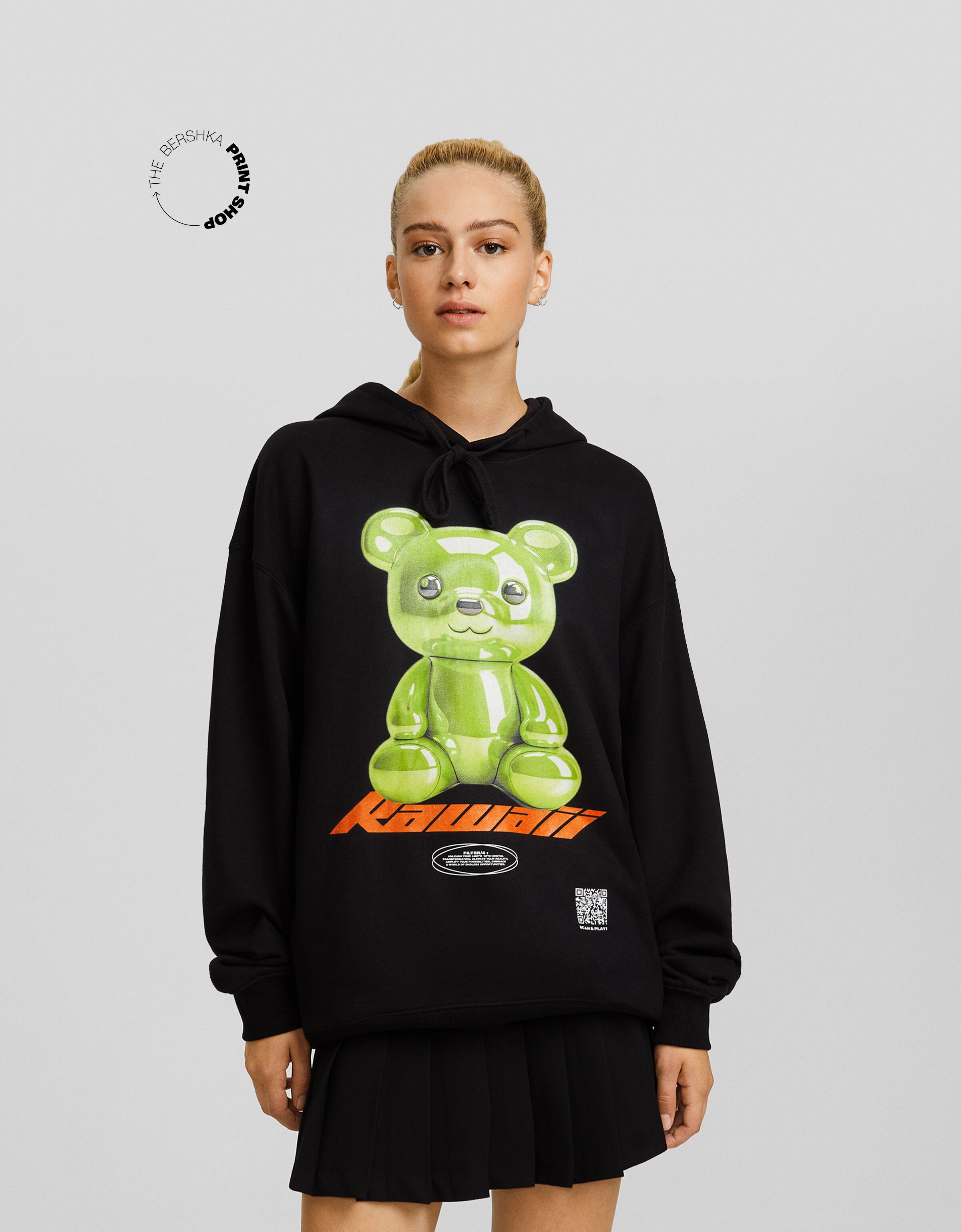 Vestido discount sudadera bershka