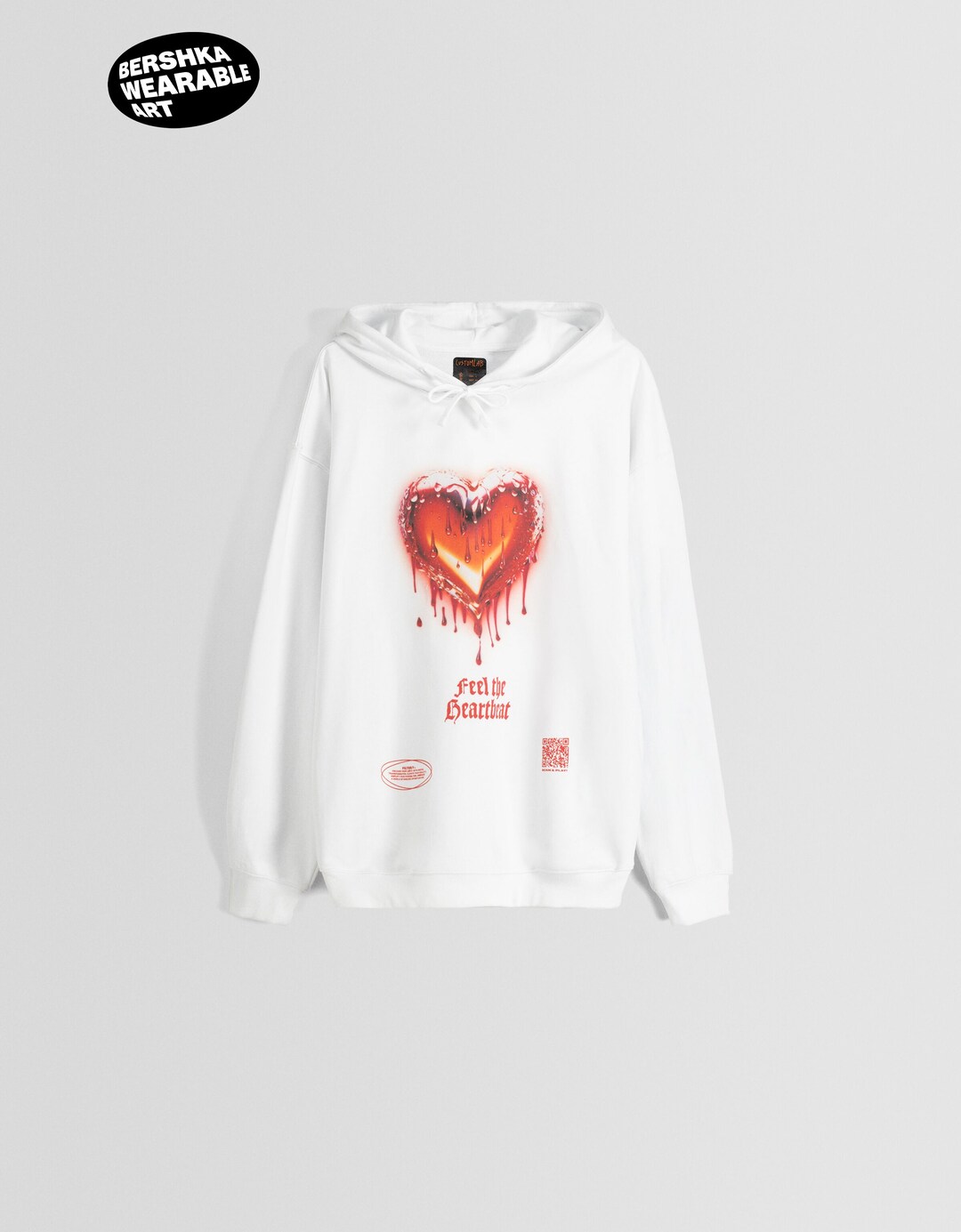 Bershka Wearable Art print estanpatudun kirol-jertse txanoduna