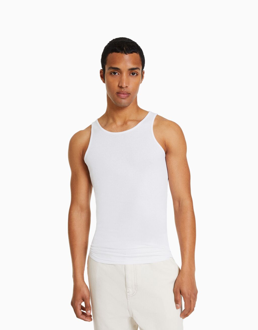 Camisetas tirantes hombre bershka cheap