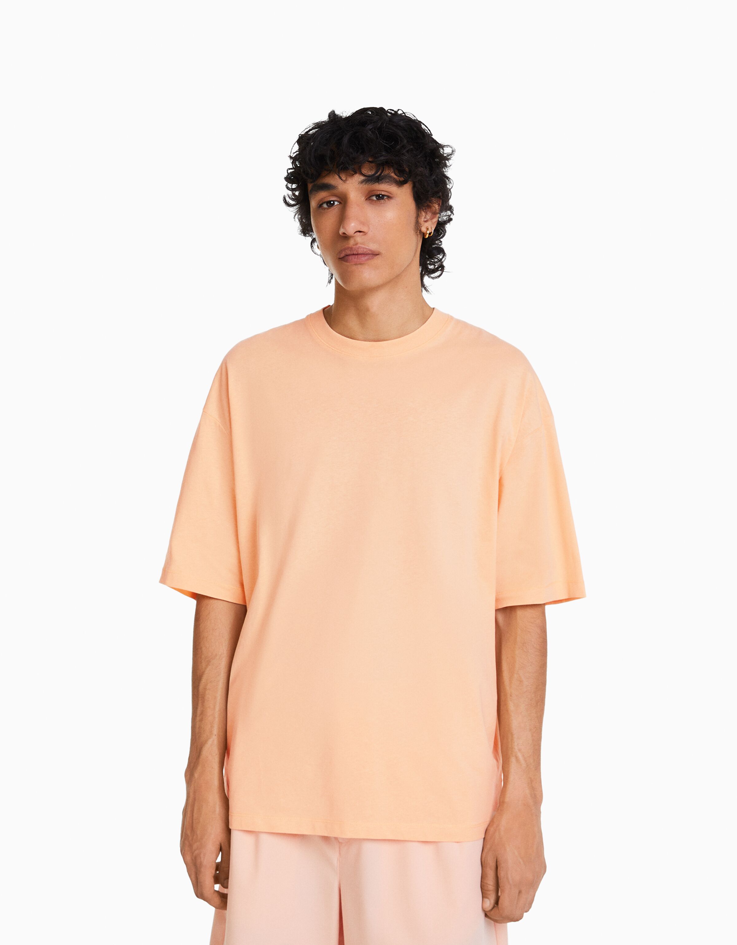 Oversized short sleeve T shirt Men Bershka