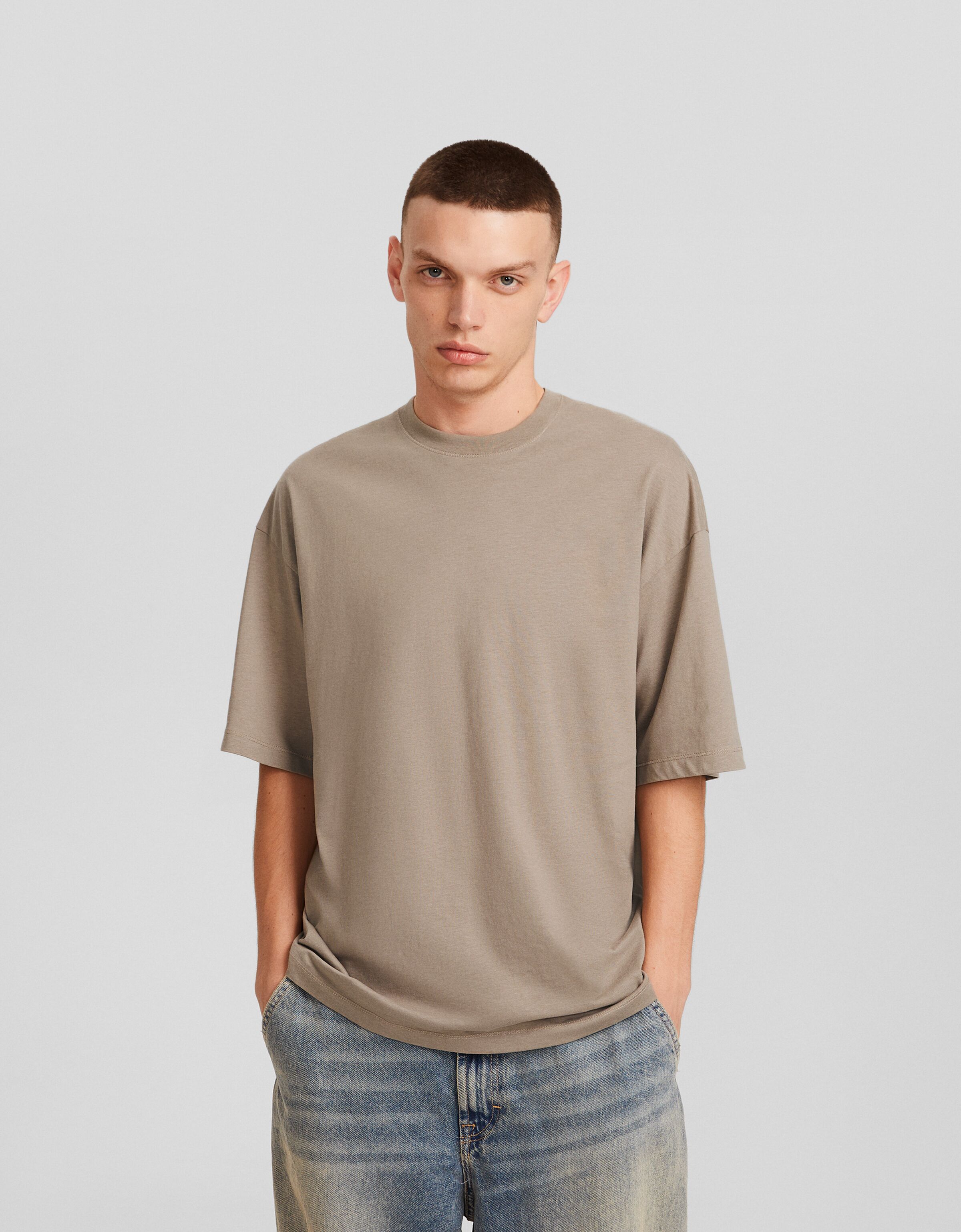 Bershka discount camiseta oversize