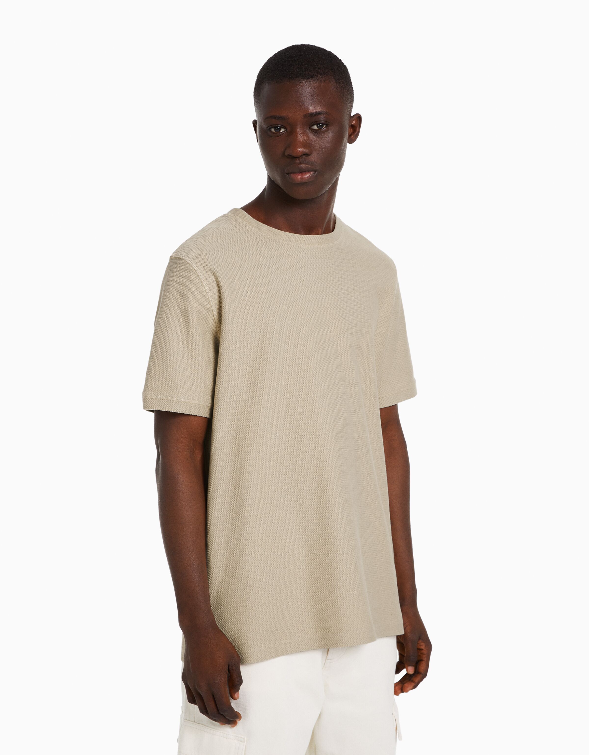 Bershka t best sale shirt men