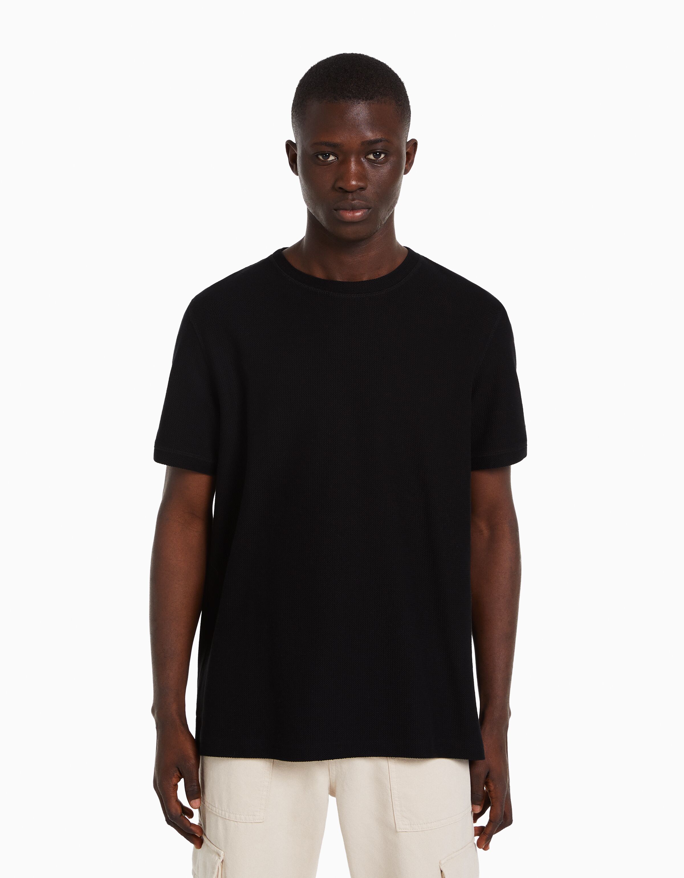 Bershka t best sale shirt men