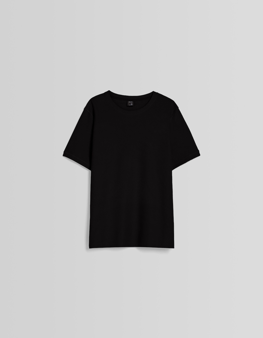 Textured short-sleeve T-shirt