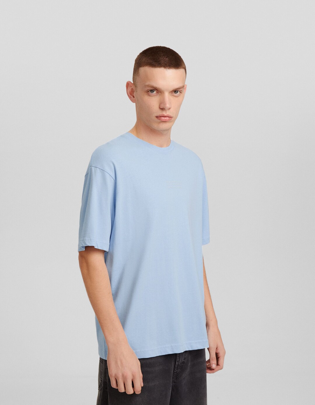 Camiseta manga corta oversize print