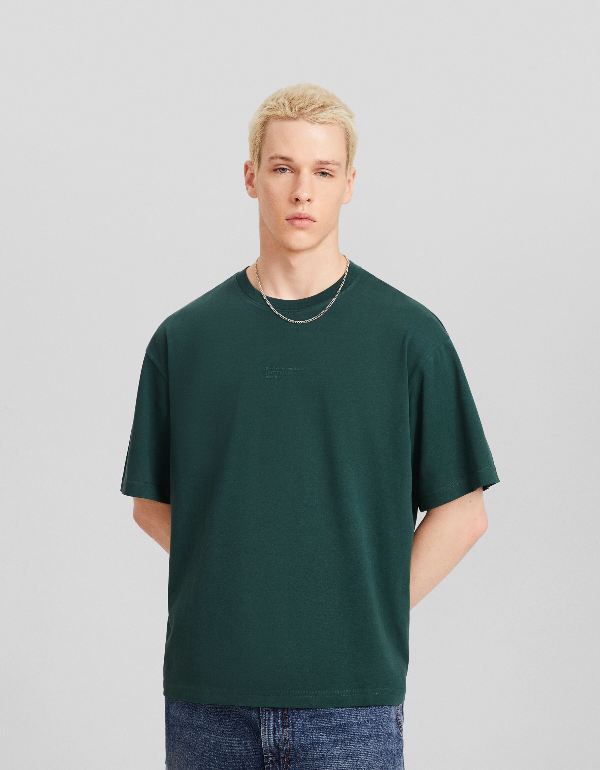 Camisetas hombre online bershka