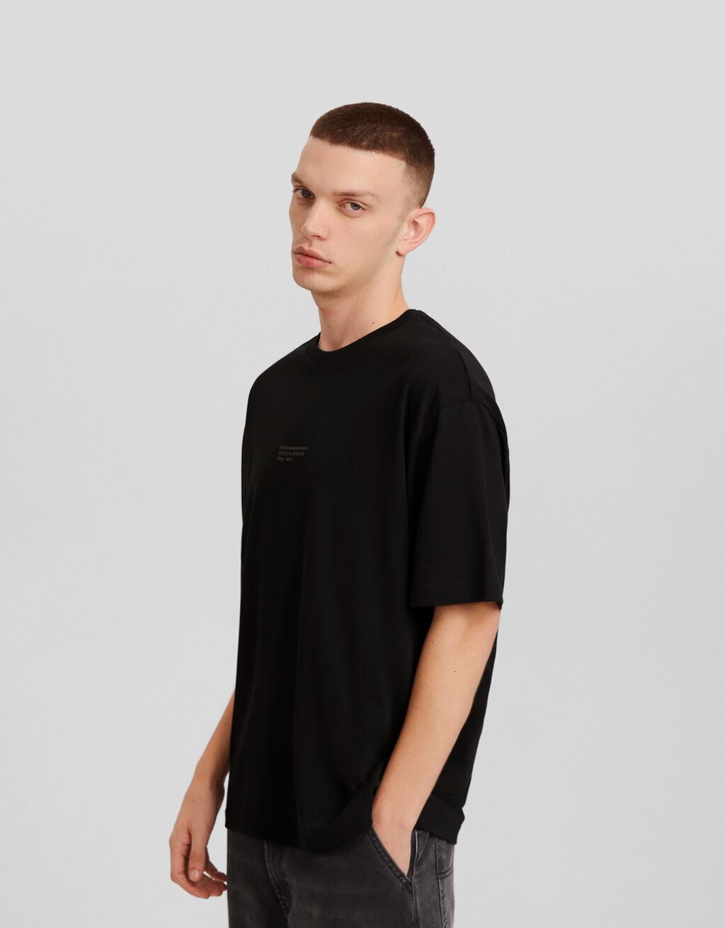 Bershka homme t discount shirt