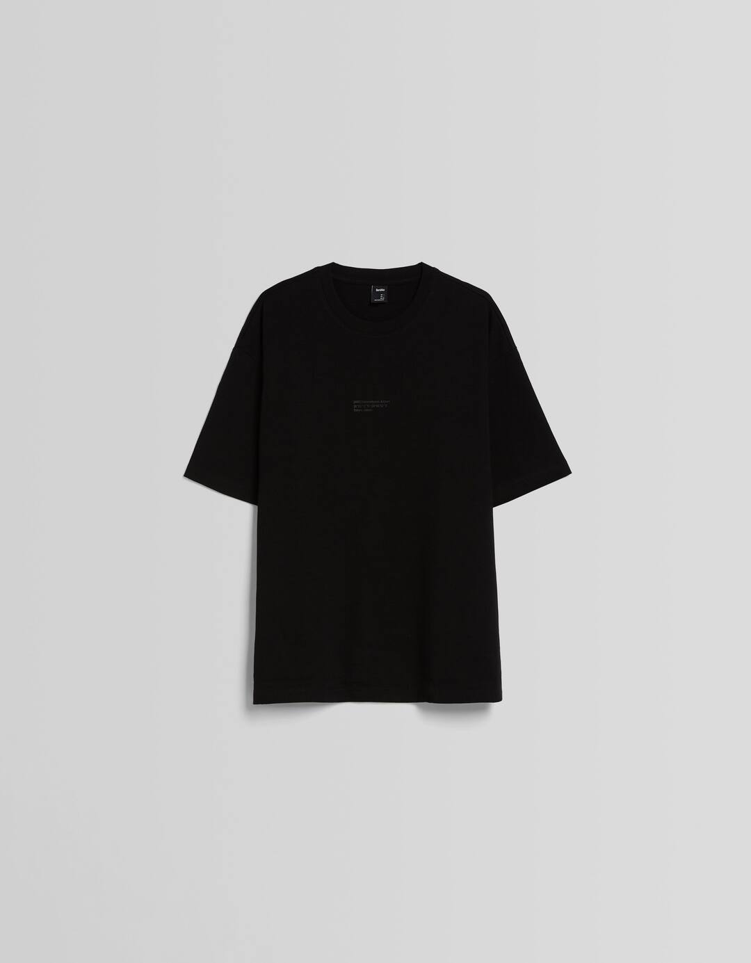 Printed short sleeve oversize T-shirt
