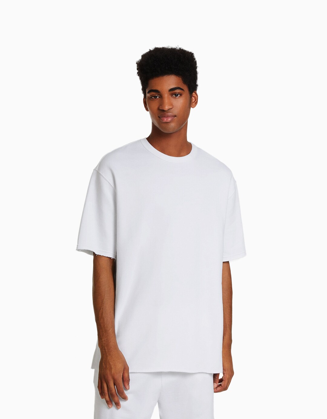 Camiseta manga corta efecto lavado