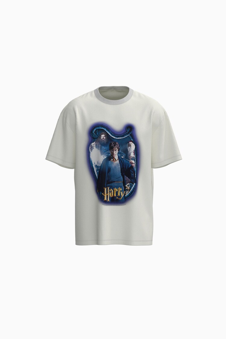 Camiseta Harry Potter manga corta boxy fit print