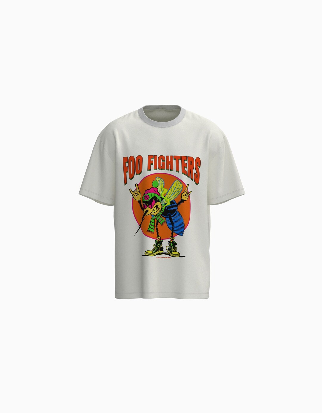 T-Shirt Foo Fighters im Boxy Fit mit Print