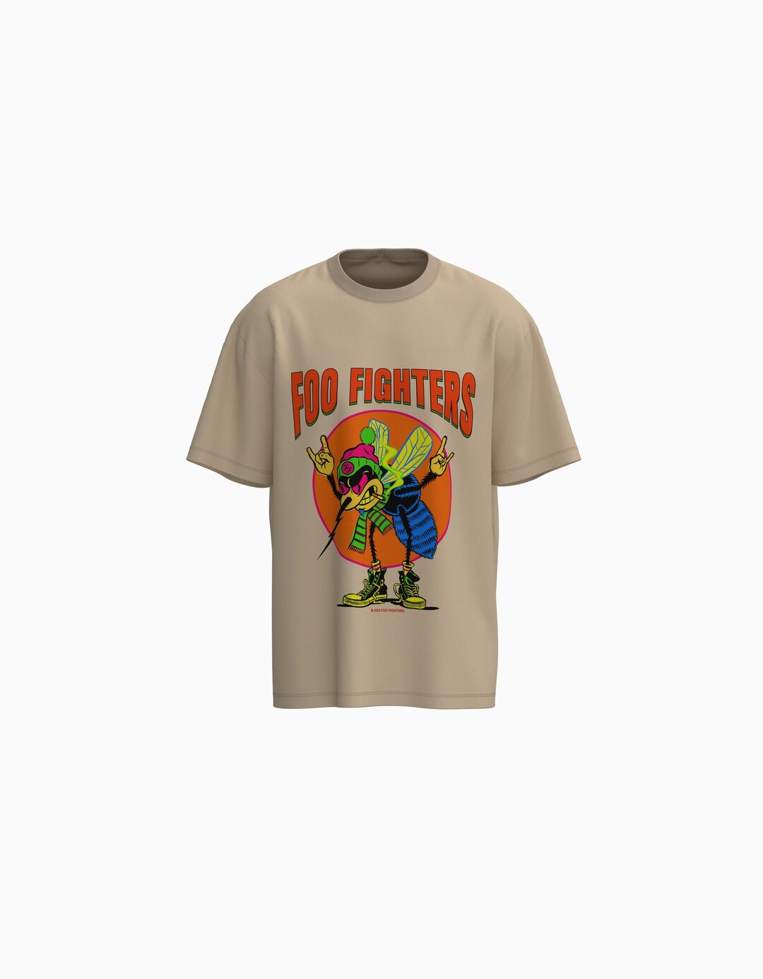T-Shirt Foo Fighters im Boxy Fit mit Print