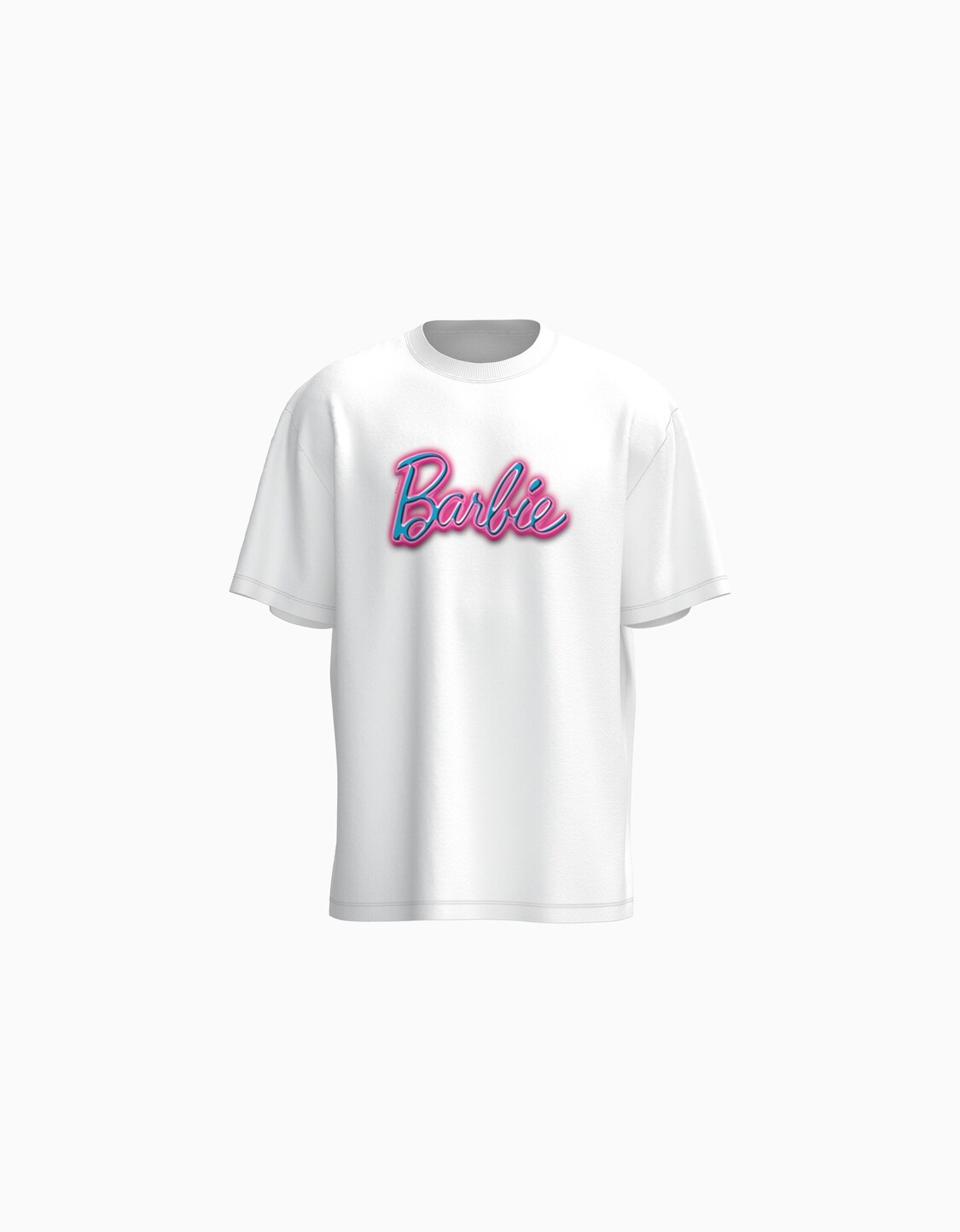 Camiseta Barbie corta boxy fit print Camisetas - Hombre Bershka