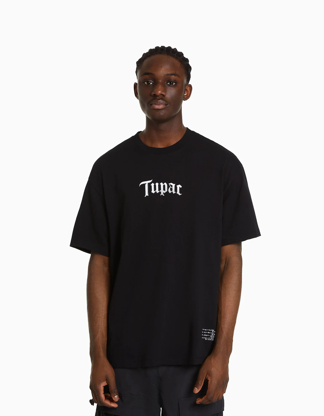 Camiseta Tupac manga corta boxy fit print Camisetas - Hombre | Bershka