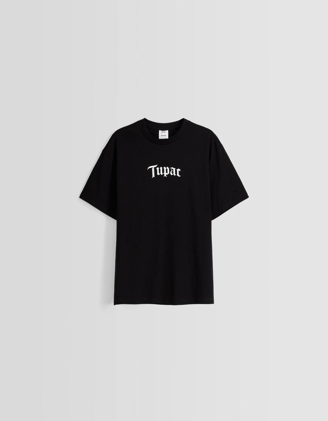 T-shirt manches courtes boxy fit imprimé Tupac