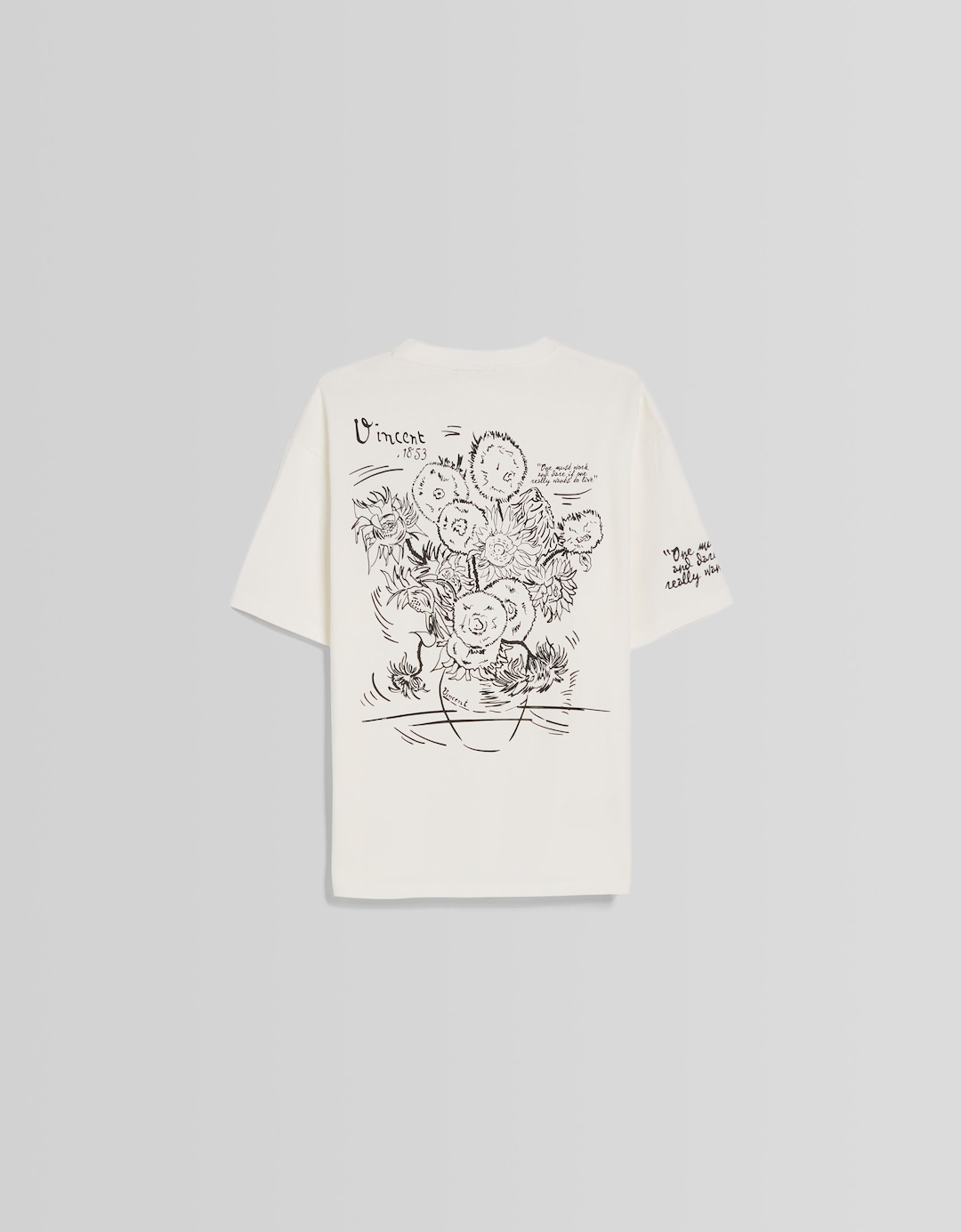 T-shirt Van Gogh manches courtes boxy fit imprimé