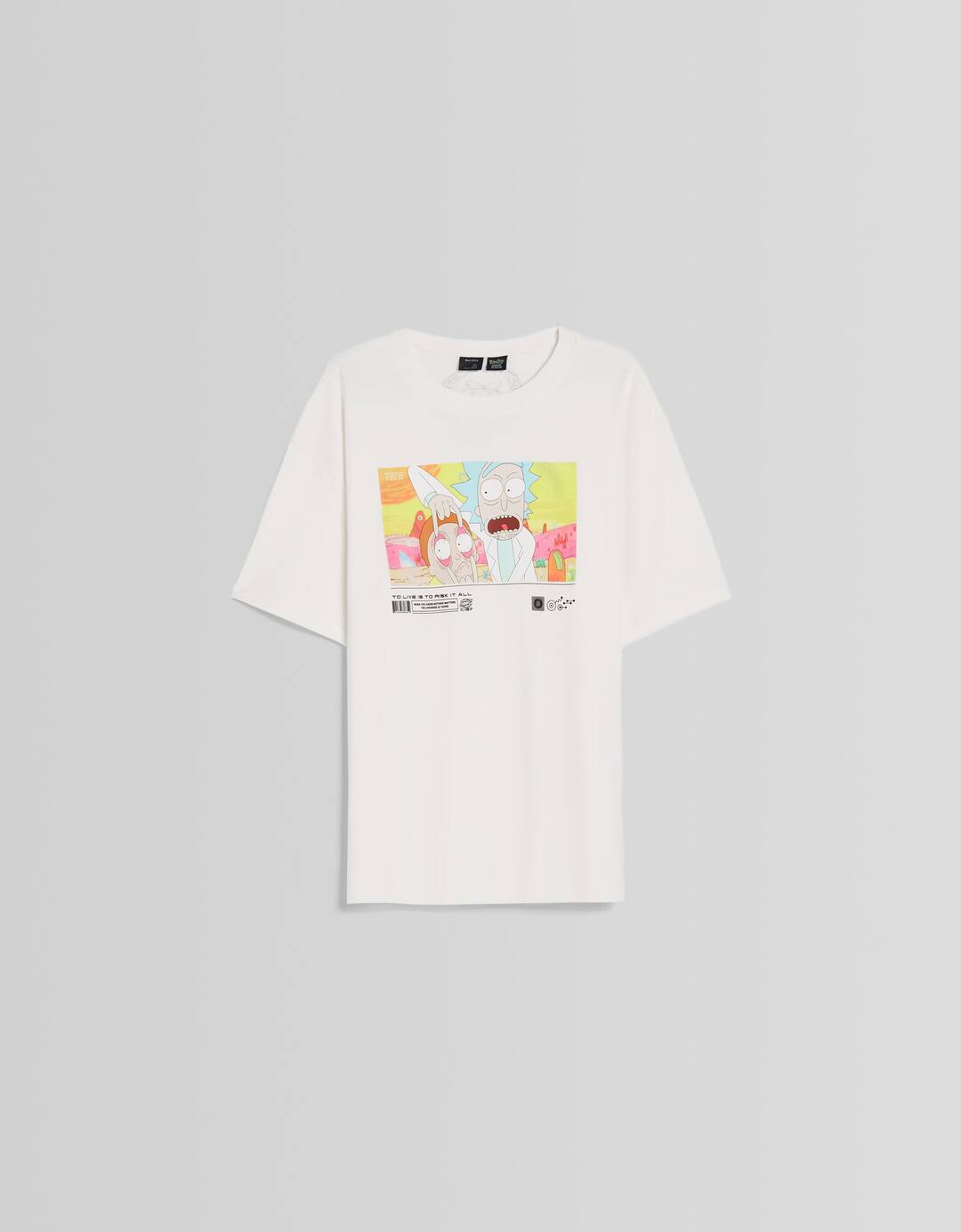 Rick & Morty print boxy fit short sleeve T-shirt