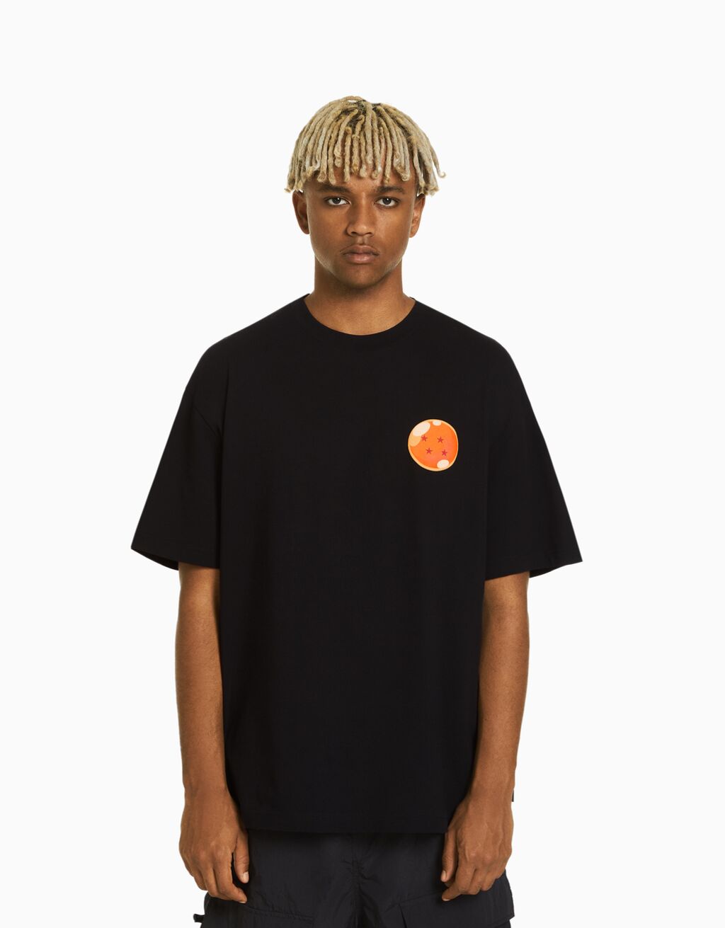 Boxy fit short sleeve Dragon Ball T shirt Men Bershka