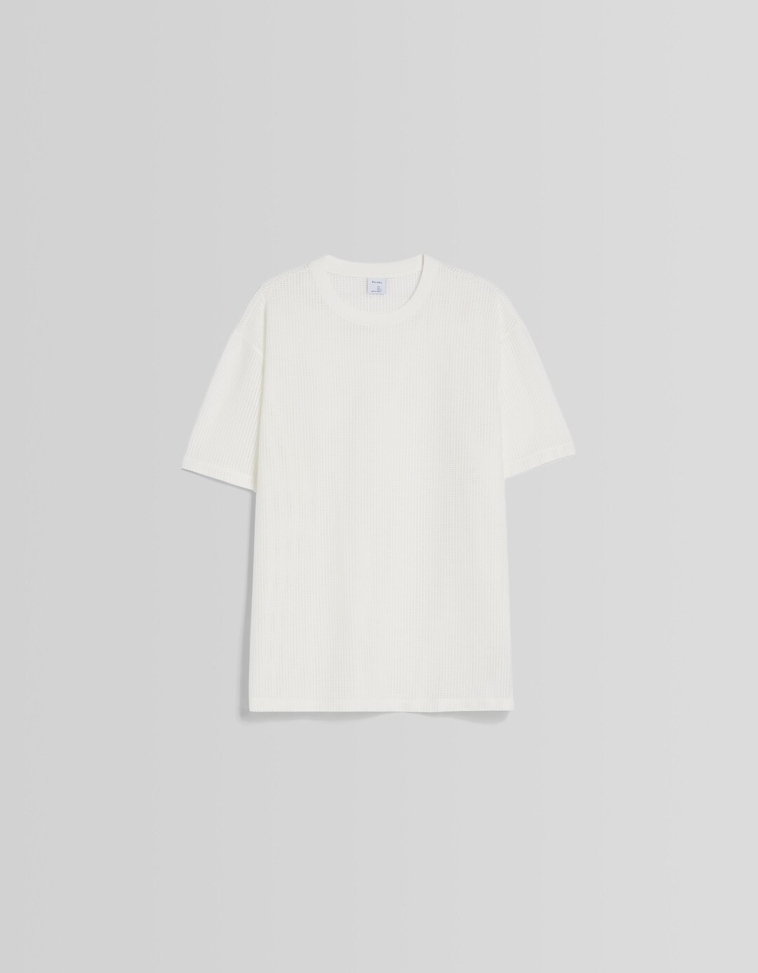 T-Shirt im Boxy-Fit mit Netzstoff