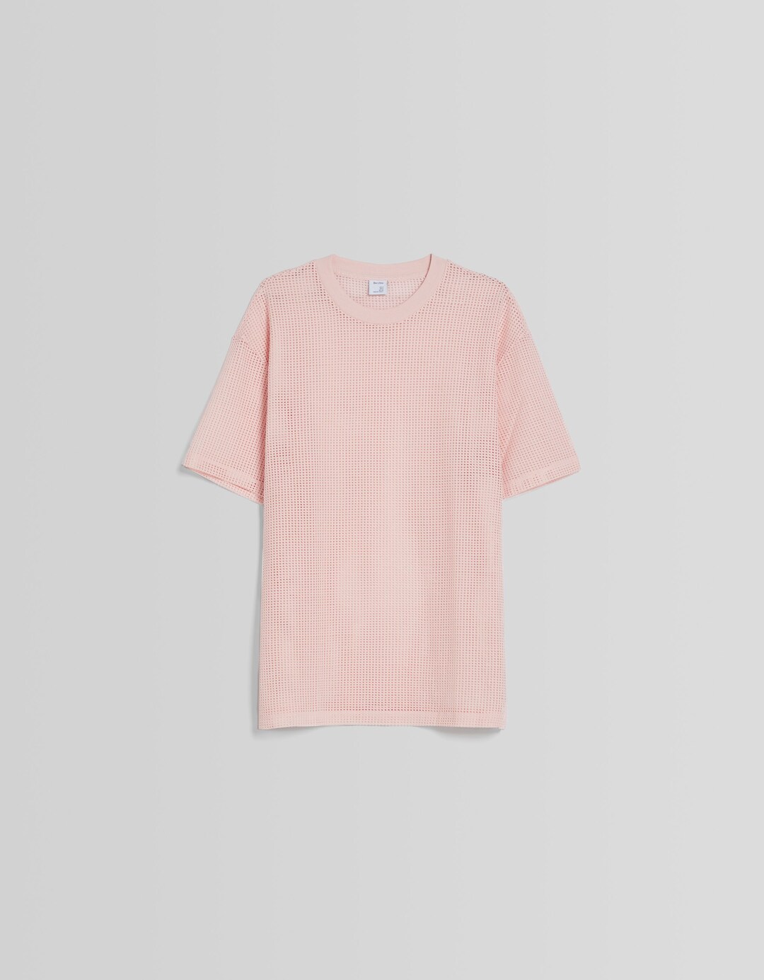 T-Shirt im Boxy-Fit mit Netzstoff