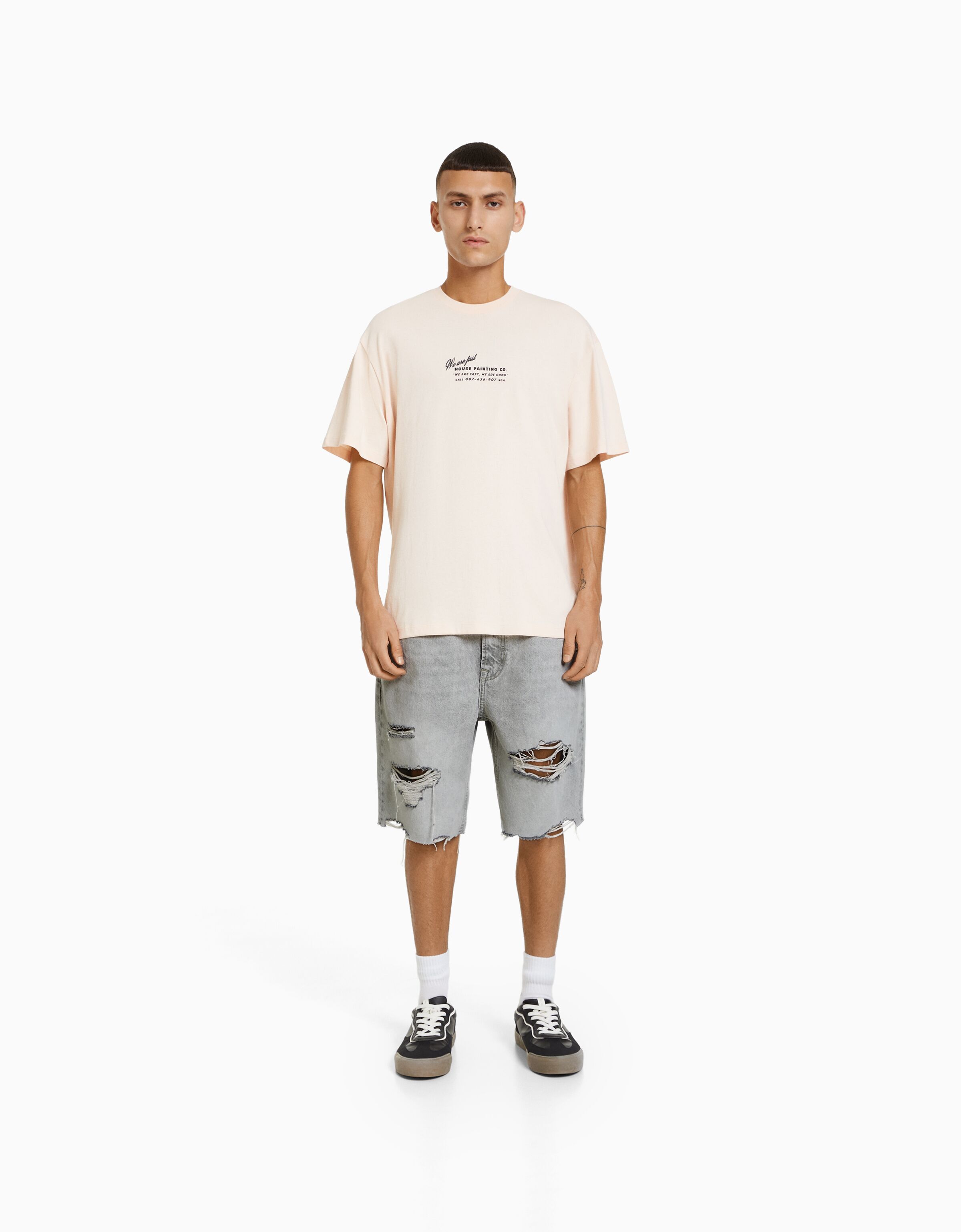 Bermudas skinny online hombre