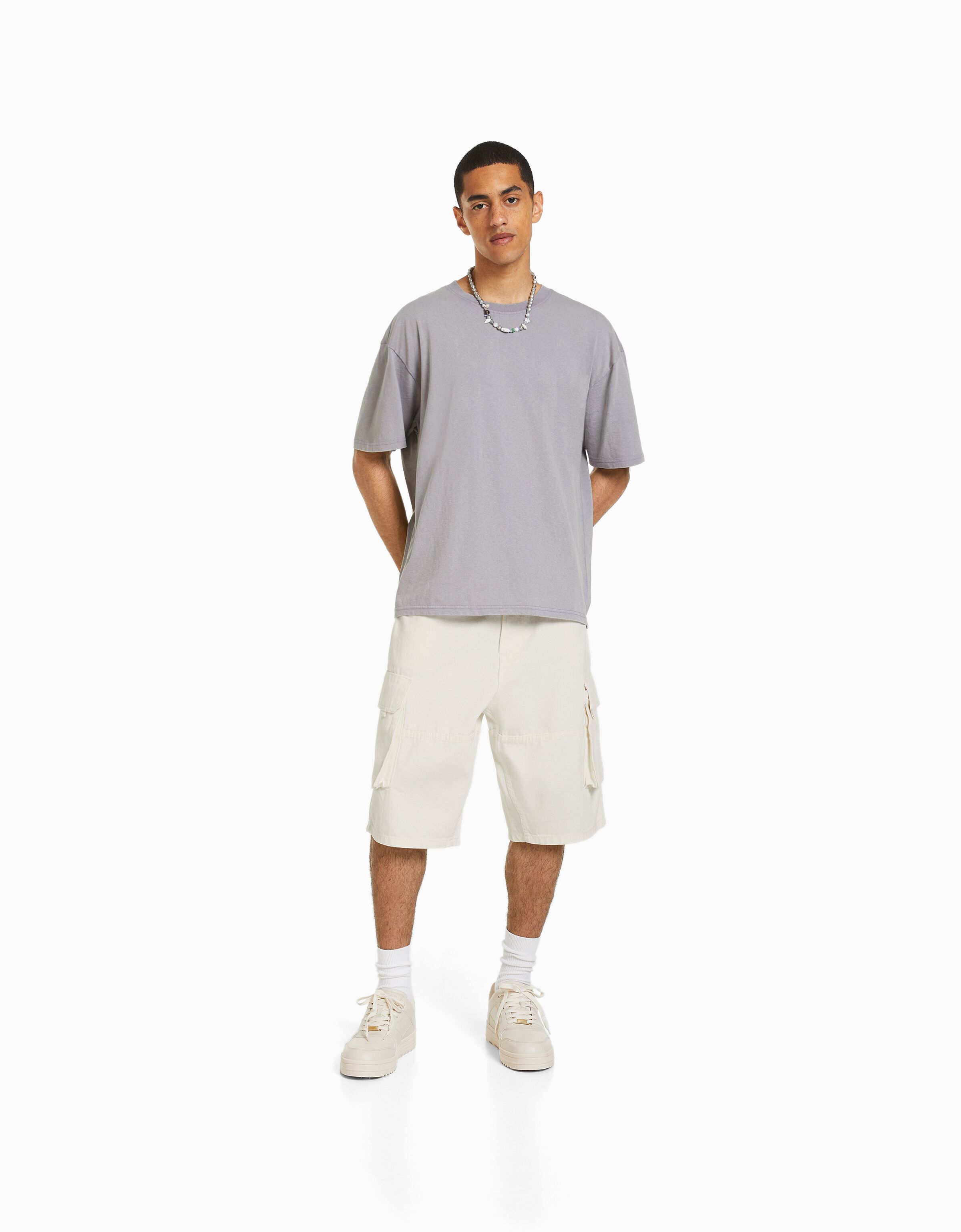 Bermudas bershka clearance