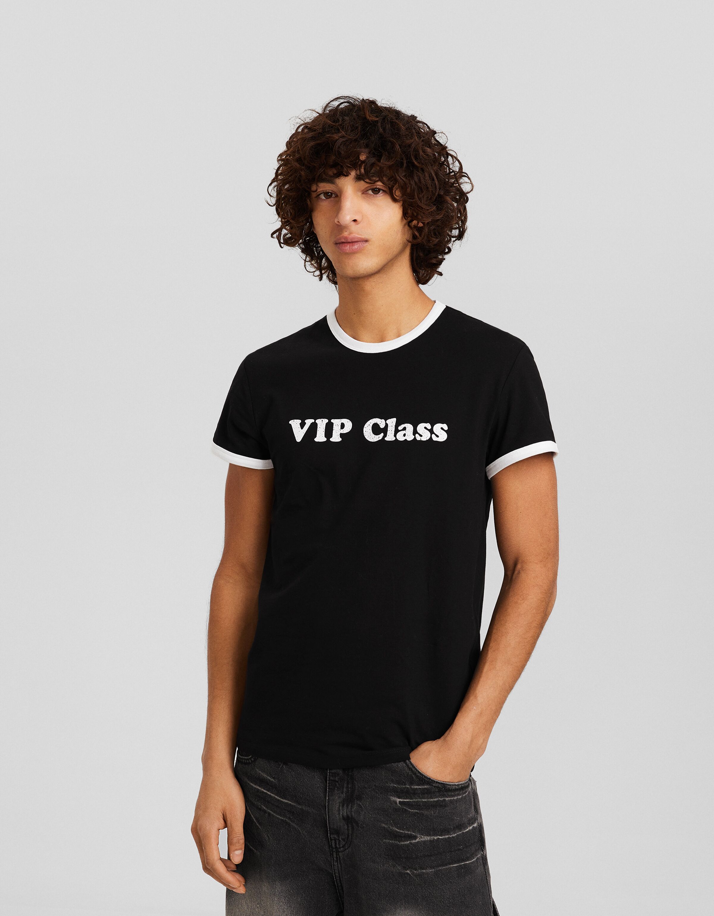 Camisetas cheap hombre bershka