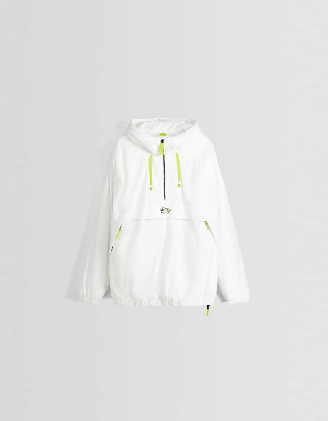 Padded anorak with hood