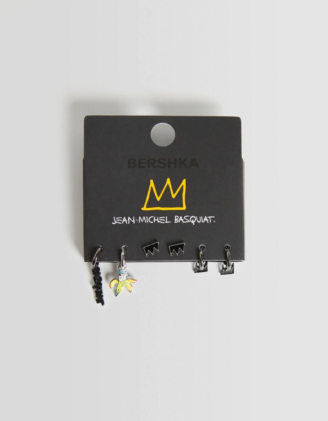Set of 3 pairs of Jean-Michel Basquiat earrings