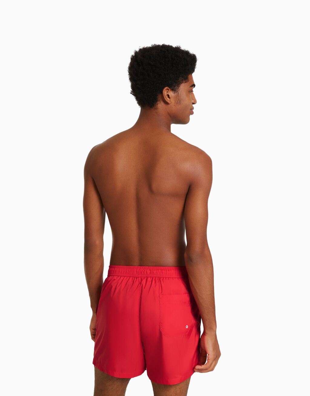 Red swim trunks sale
