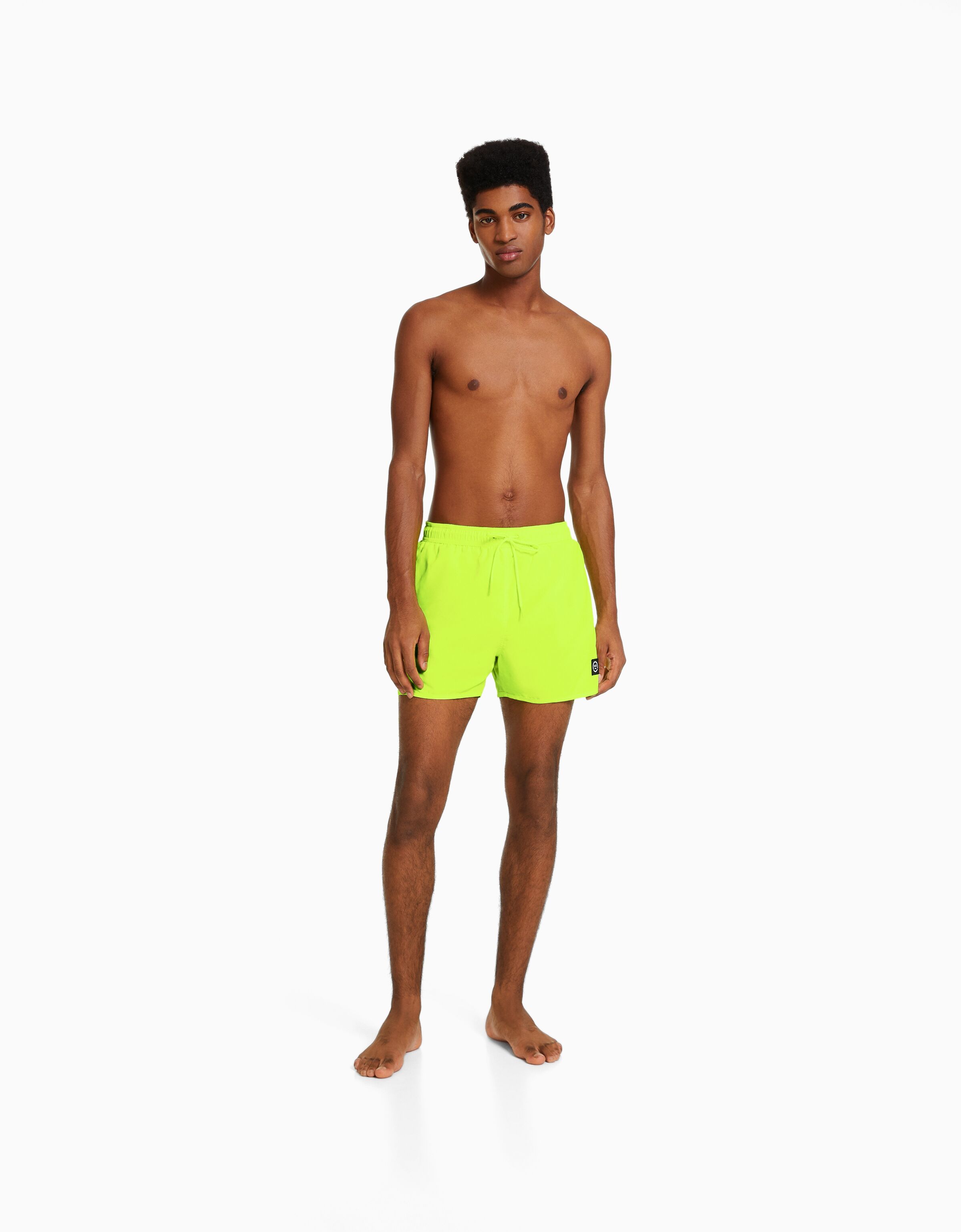 Neon yellow 2025 swimming trunks