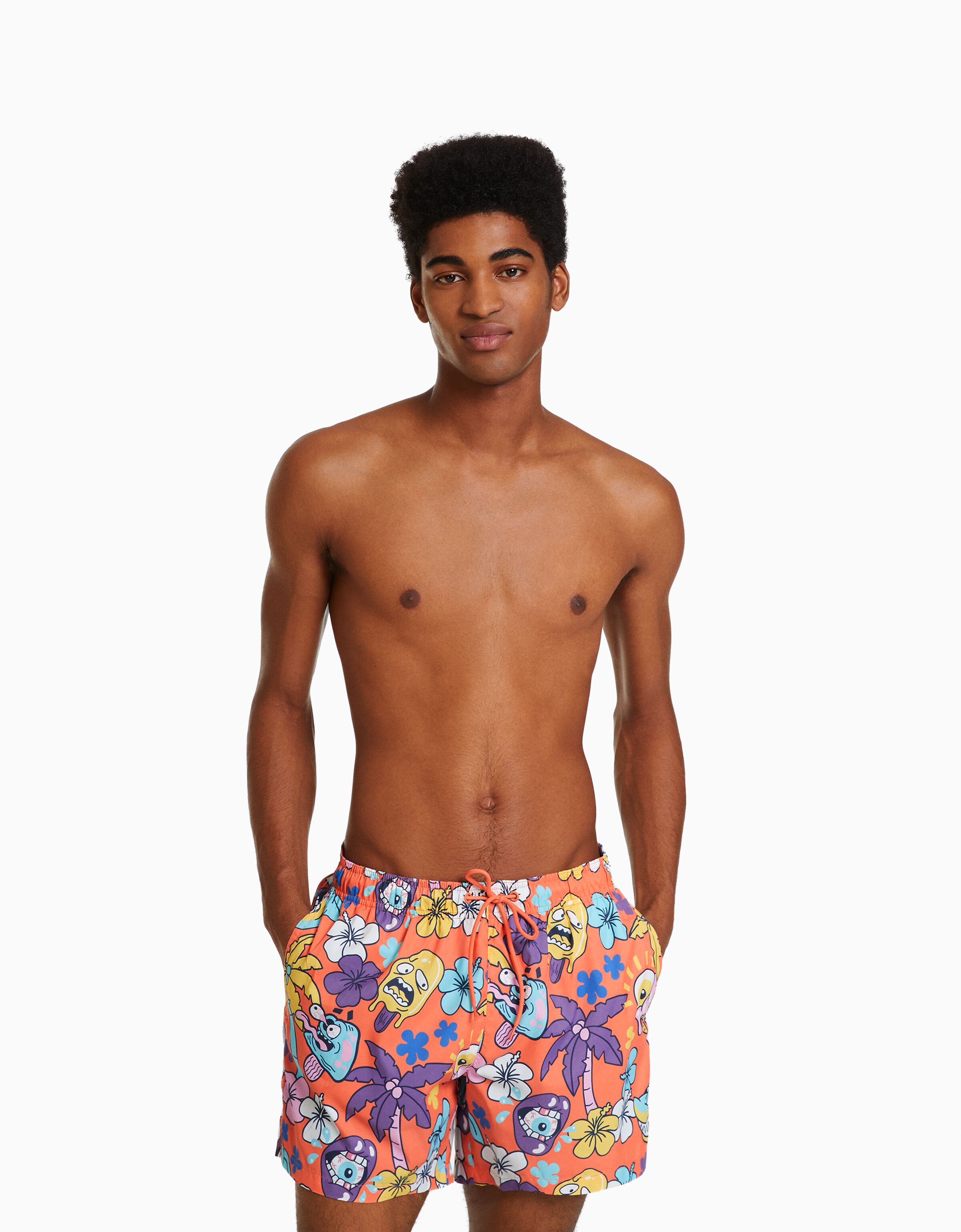 Short de on sale bain bershka
