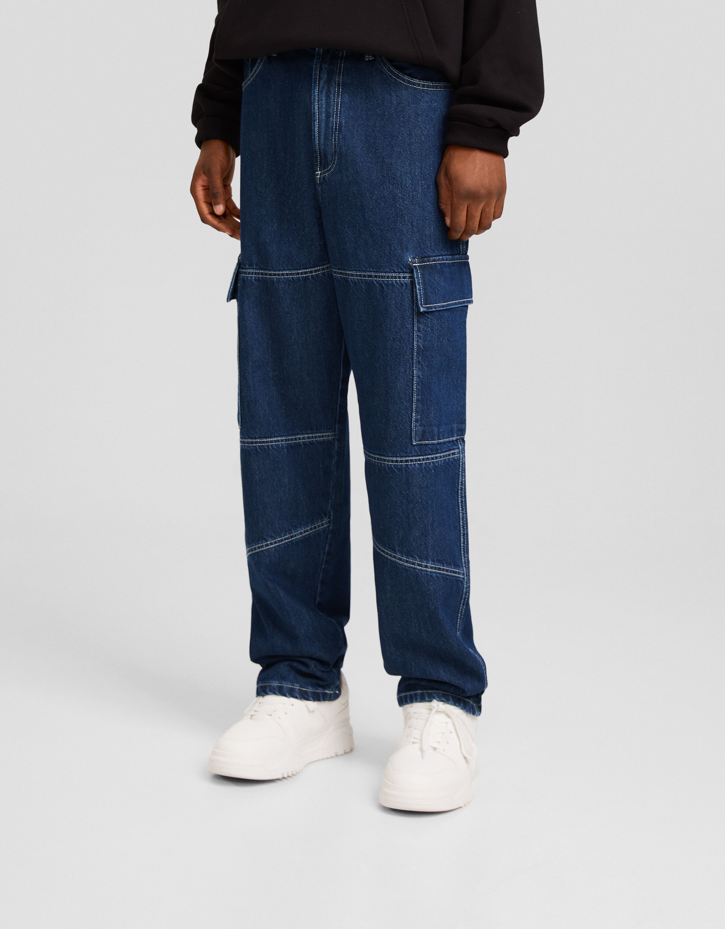 Pantaloni bershka hot sale uomo jeans