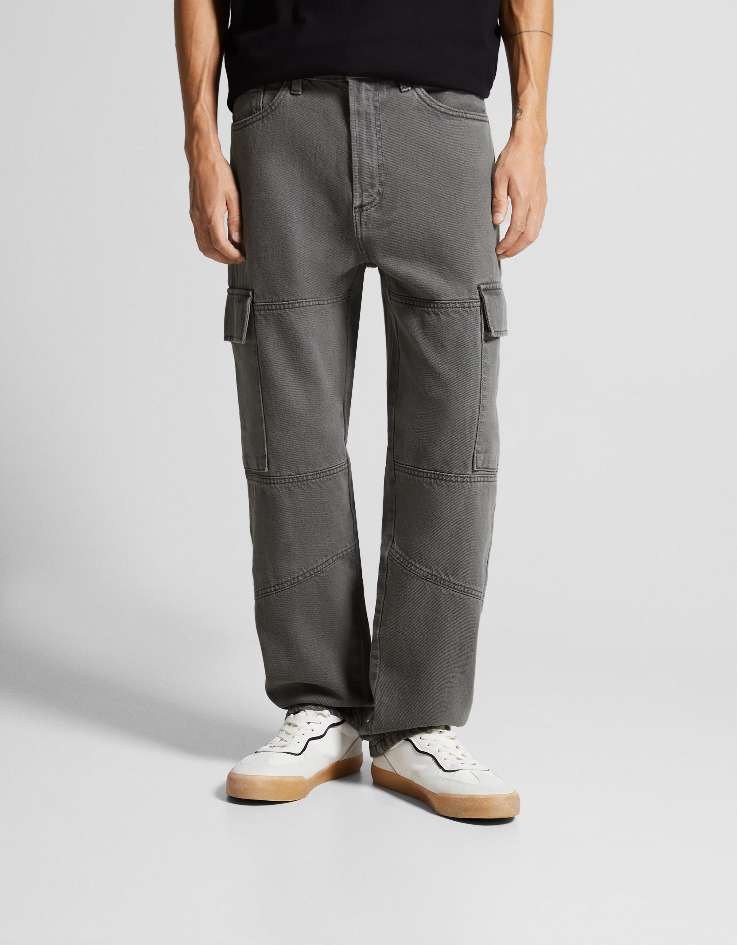 Pantalones cargo bershka hombre new arrivals