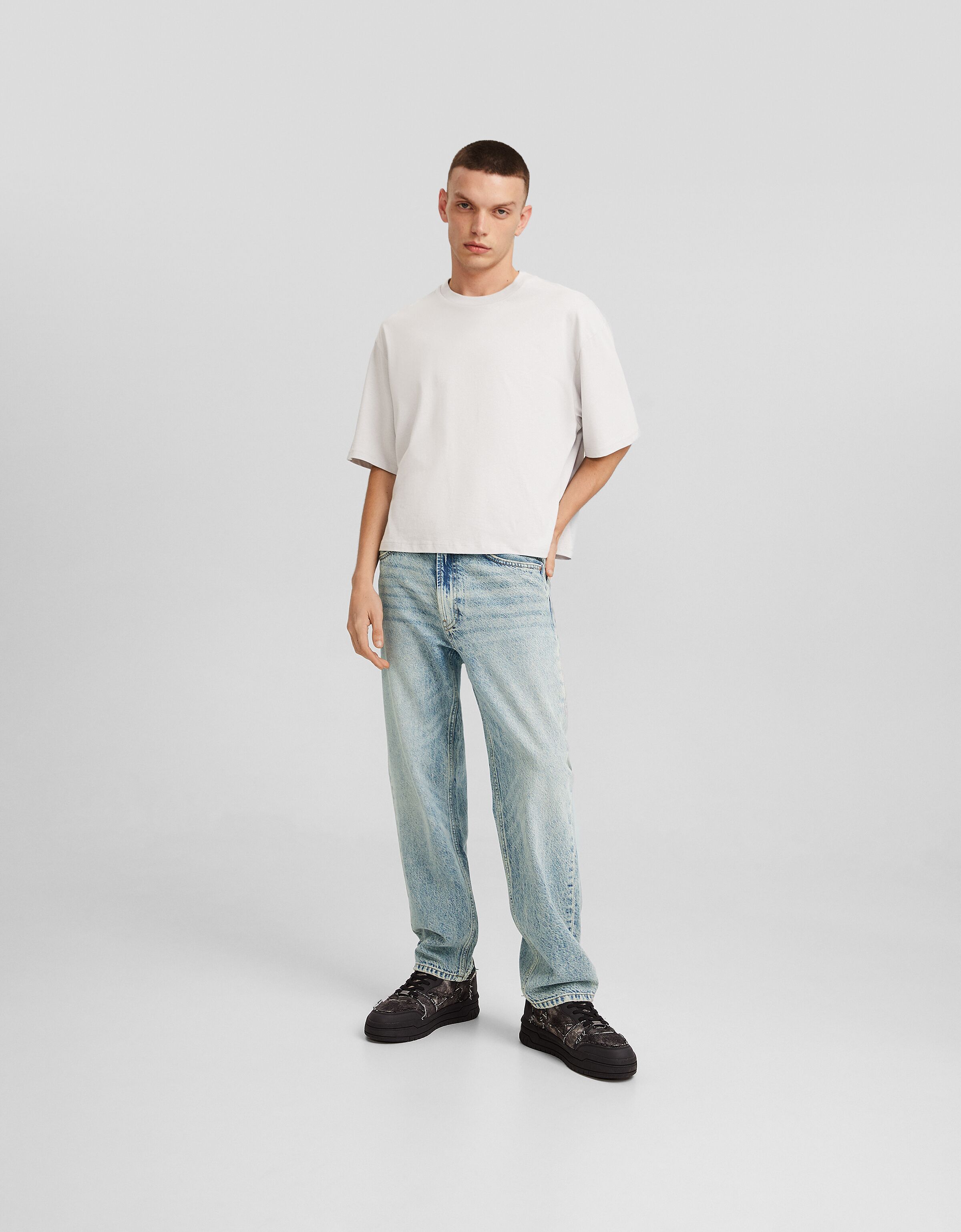 Straight fit 90s jeans Jeans Men Bershka